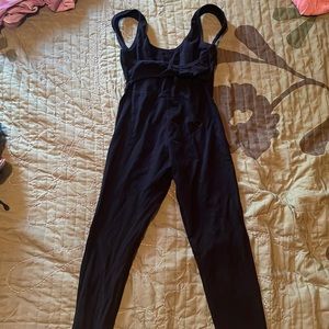 Waydamin all black jumpsuit